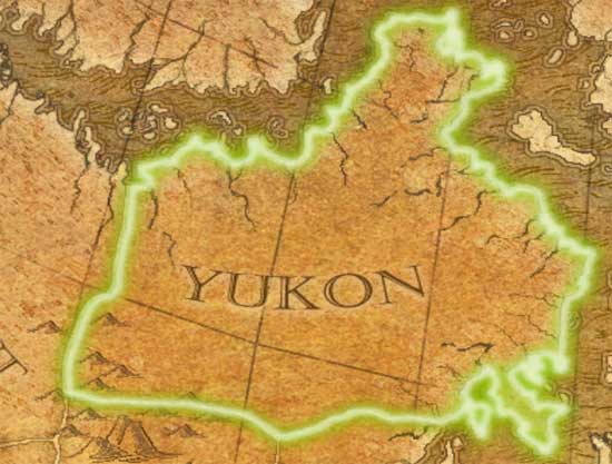 Юкон на карте