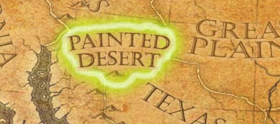 Красочная Пустыня на карте